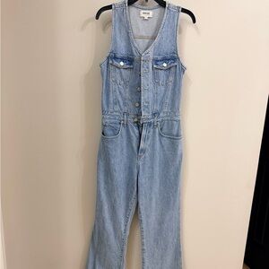 Agolde Light Blue Denim Jumpsuit